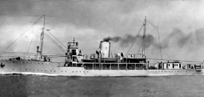 אל אמיר פארוק ספינת הדגל של הצי המצרי הוטבעה מול עזה ב-22 אוקטובר 1948