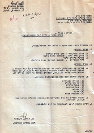 מינוי סא"ל שלמה אראל  בועדת בדיקה לנושא בית הספר קציני ים אפריל 1952