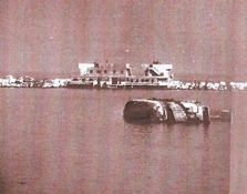אונייה שהוטבעה בנמל אלכסנדריה מפעולת הצוללים